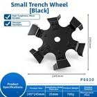 Garden Tool Trenching Wheel Manganese Steel Manganese Steel Construction