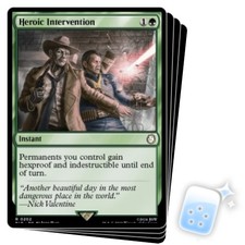 HEROIC INTERVENTION X4 Universes Beyond: Fallout Magic MTG MINT CARD