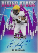 2020 Leaf Valiant Rising Stock Pink #RSEB1 Eno Benjamin Auto /15 - FB