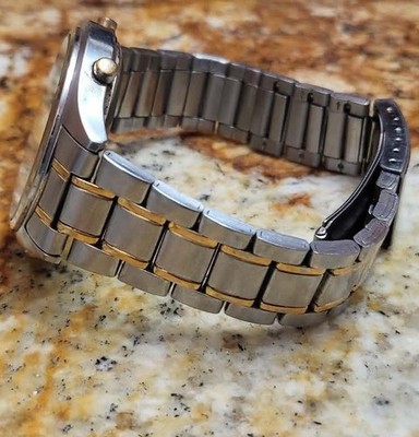 Seiko 7T32-7C60 Gold Panda Alarm Chronograph - EXCELLENT New