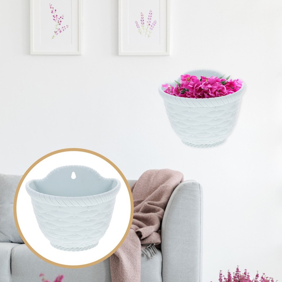 Housoutil Hängender Blumentopf Für Orchideen – 58x25x25 Cm, Aus Kunststoff, Mit Kette & Haken, Für Innen & Außen