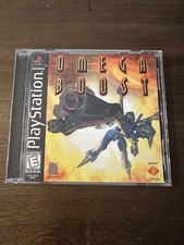 Omega Boost (Sony PlayStation 1, 1999) PS1 Black Label Tested Rare