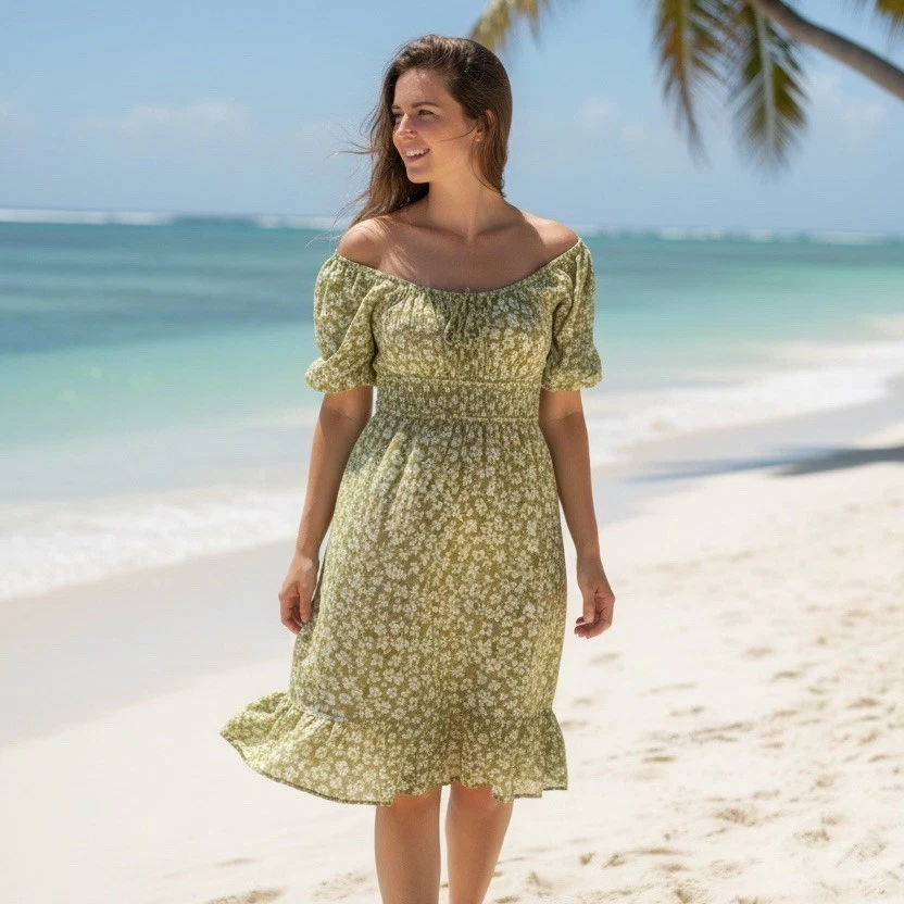 billabong sandy beach dress Sun Glow Maxi Dress - Gold Coast main image 0