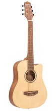 Gold Tone M-Guitar Acoustic Electric Solid Top Micro Guitar with Deluxe Gig Bag