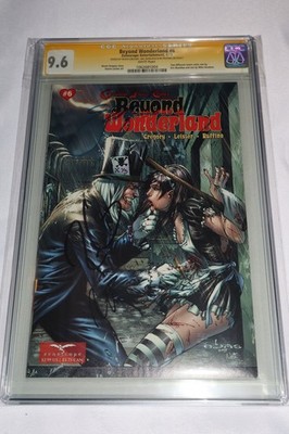 SS CGC 9.6 GFT Beyond Wonderland 6 2009 Signed 3x Variant GGA Alice Queen