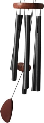 2 pkg Wind Chimes with Wood Wind Catcher, 37  Aluminum Wind chime Zen Atmosphere