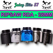 RipSaw 28mm RDA by Suicide Mods & Bearded Viking Dual Airflow