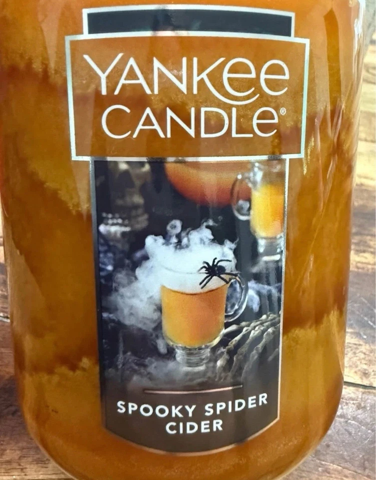 Yankee Candle LOT OF 2 PUMPKIN FARM & SPOOKY SPIDER CIDER Fall Halloween New - Image 2 of 4