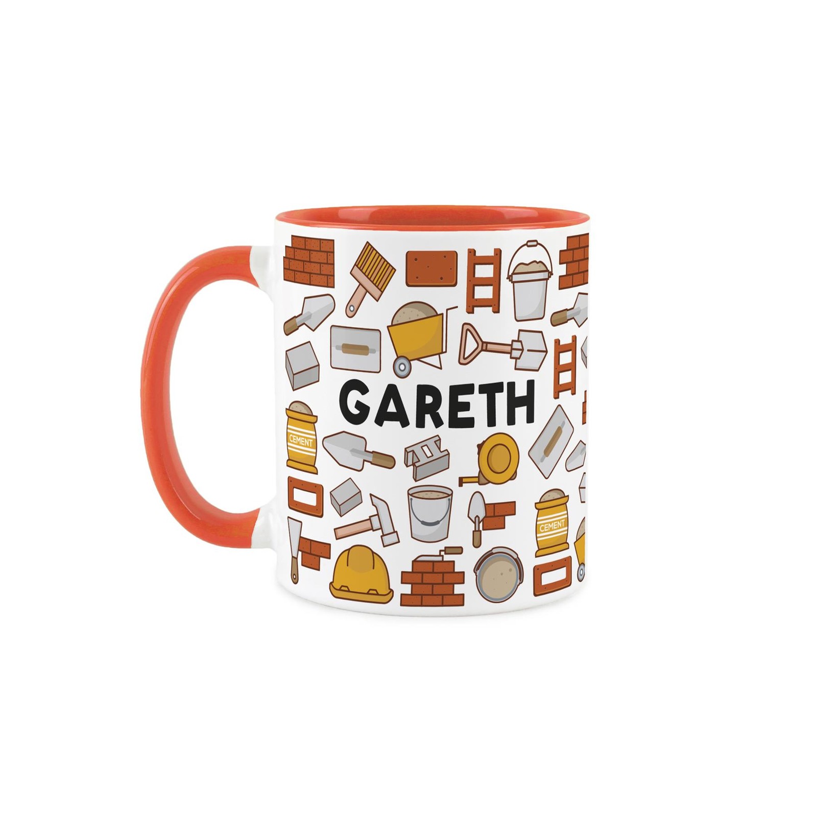 Personalised Brickie Mug - Brick Layer Novelty Gifts for Construction Workers