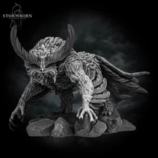 Titancrest Owlbear Miniature 32mm scale Awesome detailed print UK seller