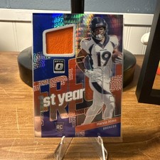 Panini Donruss Optic 2023 Marvin Mims #FYF-MM Rookie Memorabilia Broncos NFL