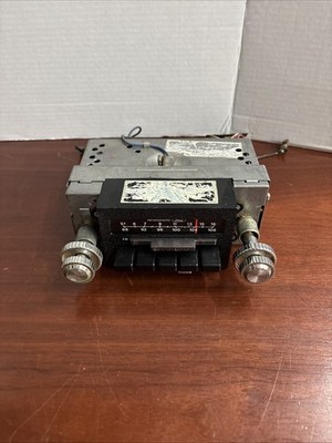 Ford OEM AM FM Stereo Push Button Radio Untested 6A-D6AF-19A241-AA
