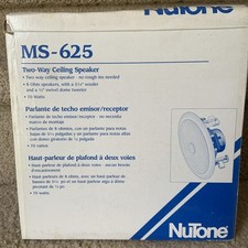 Ceiling Speakers 2 Nutone 8 Ohm 5-1/4" Woofer 1/2" Tweeter 70-Watts Quanity