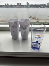 2 Brand New2025 US Open Tennis Grey Goose Honey Deuce Plexiglass Tumbler Cup