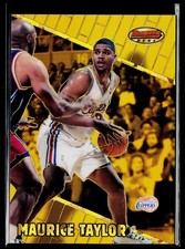 Maurice Taylor 1999-00 Bowman's Best #76 Atomic Refractors #023/100 Jersey #