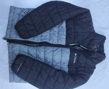 Columbia jacket boys size small puffy black and grey omni-heat