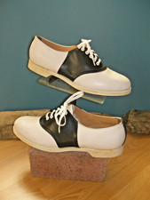 Vintage 1950-60s's Black/white Saddle Shoes Colllege Hill Sports 10 B