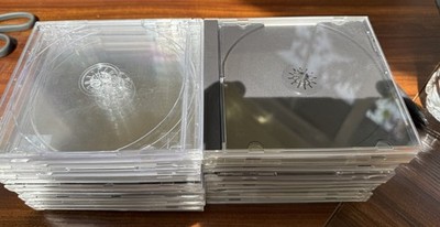 Lot of 20  used Jewel CD cases good condition ,No cracks FREE SHIPPING !