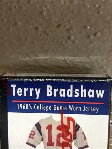 💥HOF💥TERRY BRADSHAW💥1960’s💥COLLEGE GAME WORN💥JERSEY💥SWATCH SEALED BOX - Picture 2 of 7