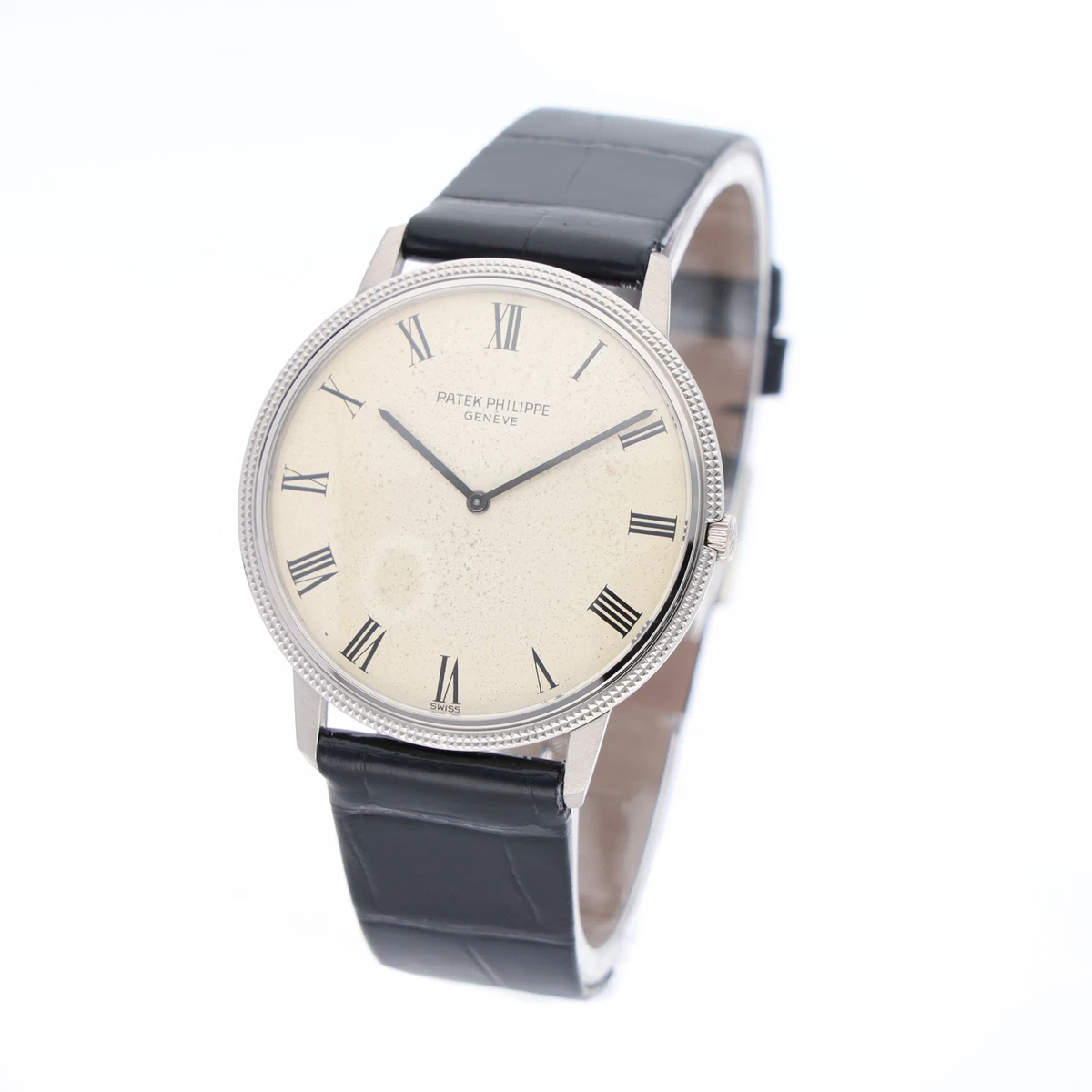 PATEK PHILIPPE CALATRAVA 35MM REF. 3590 ESFERA BLANCA ORO BLANCO 18K SERVICIO 2024