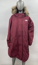 NWT The North Face Women's Plus Arctic Parka Down Coat Hooded Maroon Size 3X