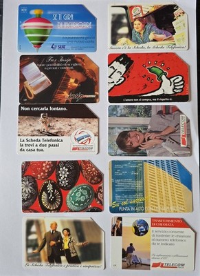 Lot of 20 Italian Phone Cards (Telecom/SIP) + 21 Free