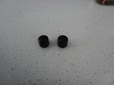 Metallor Chrome Black uMetal Guitar Bass Tone Volume Control Knobs 2 CS BK Color