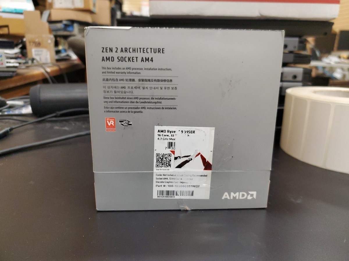 ryzen 3950x バルク　新品未使用品 Amazon | AMD Ryzen 9 3950X, without cooler 3.5GHz 16コア