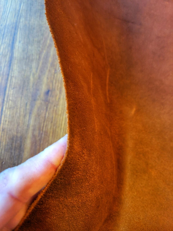 Lados de cuero dividido encerado 12-16 pies cuadrados Foto 2 de 4