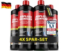4x 1000ml Abflussreiniger EXTREM STARK 15 Anw...
