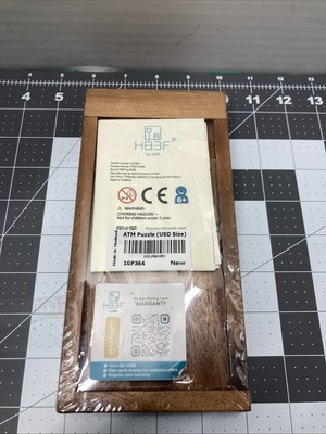 Wooden ATM Puzzle (USD Size) By BSIRI New Sealed