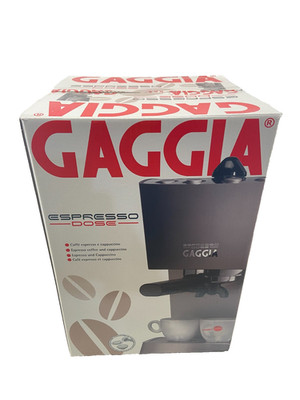   Gaggia Espresso Coffee Maker New Espresso Dose Silver Semi Auto 2008 Milano