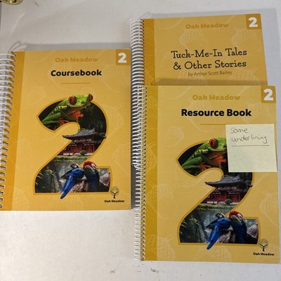 Oak Meadow Grade 2 (2020) Coursebook, Resource Book, Tuck Me In Tales
