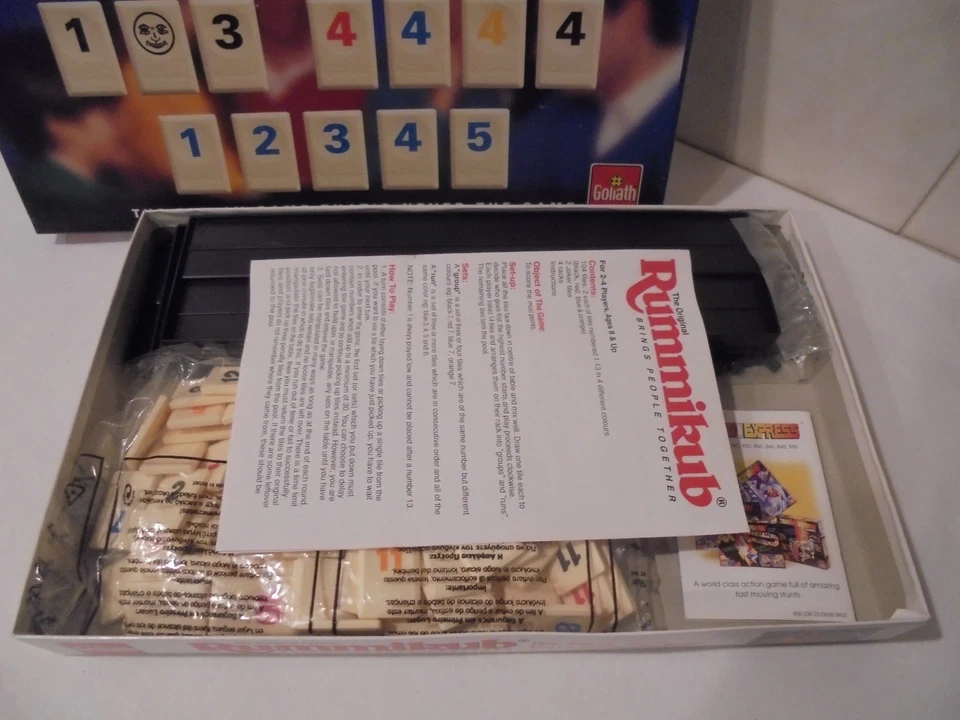 RUMMIKUB BOARD GAME BY GOLIATH  - 100% COMPLETE - Image 2 of 3