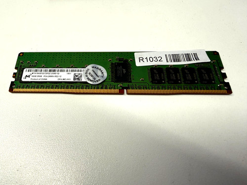 Micron 16GB DDR4 2933MHz PC4-23400 Registered RAM Module Server Buffered Memory