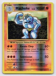 Machoke 58/108 XY Evolutions Reverse Holo