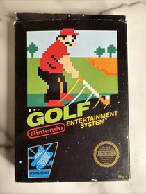 Golf Game (Nintendo NES) With Box, Poster, & Instruction Manual