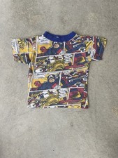 Vintage 90  s Spiderman Captain America Comic Book Tee Size 3T Superhero Marvel