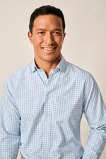 johnnie-O Performance Button Down Shirt - Westwood Maliblu Size XL