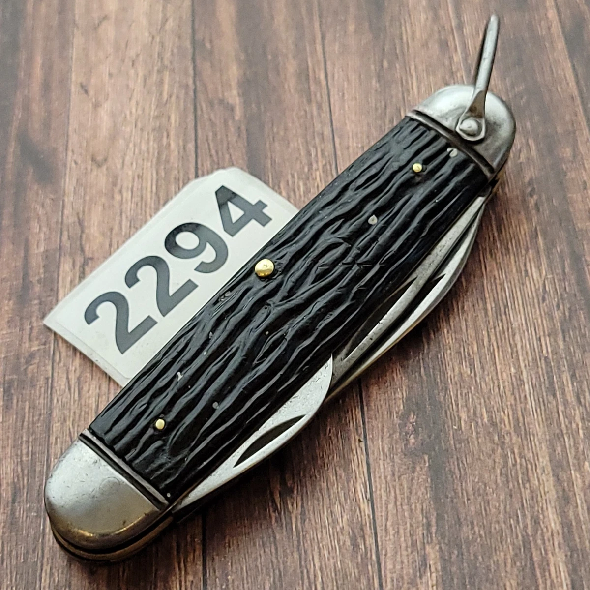 Boker Camp Knife Indiana Collectible Vintage Factory Manufactured 