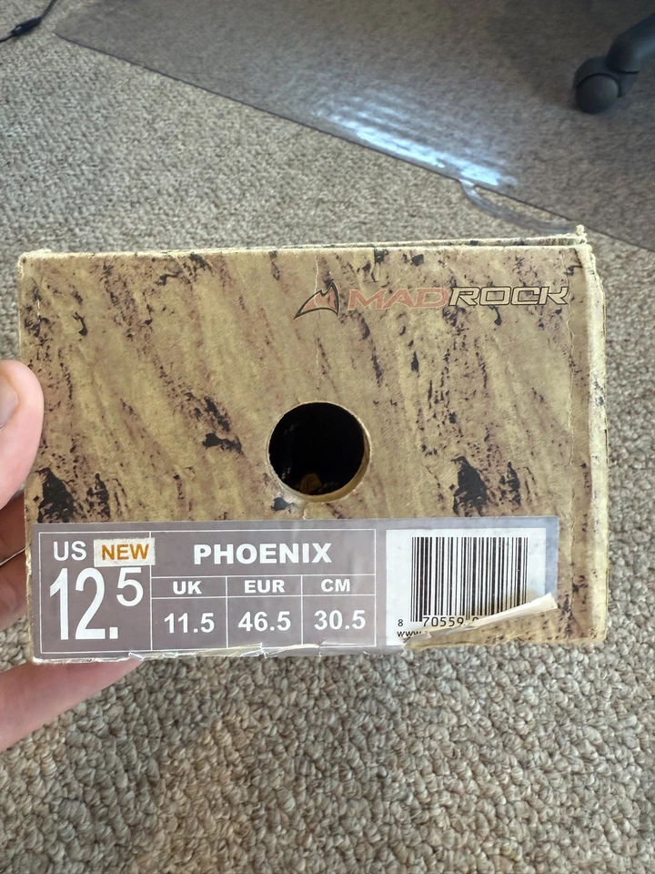 Zapatos de escalada atléticos grises Mad Rock Phoenix para hombre talla US 11 Foto 4 de 4
