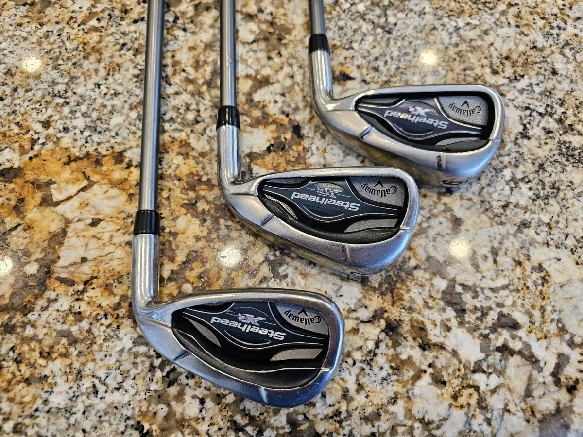 Callaway Steelhead XR Irons 6-8 Graphite Shaft Matrix Ozik 55/A