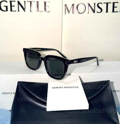 2026 GentleMonster Daze 01 Sunglasses Black Frame Black Lenses | eBay