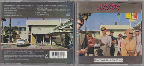 AC/DC - Dirty Deeds Done Dirt Cheap (CD, 1994) ATCO