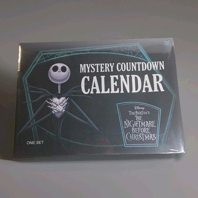 The Nightmare Before Christmas: Mystery Countdown Calendar 12 Mystery Items NEW
