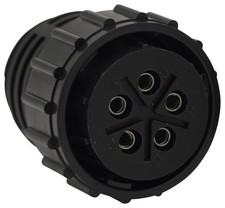 2pc AMPHENOL INDUSTRIAL 'APC00-18-11P Circular Connector, APC Series, Wall