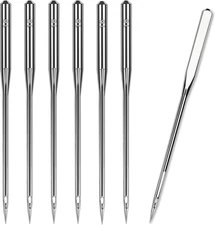 50 Pcs Size 100/16 Universal Leather&Jeans Sewing Machine Needles, Heavy Duty Ma