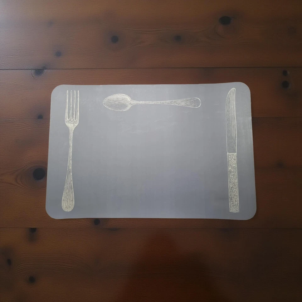 12x Tischset Platzset Besteck ca. 45x30cm