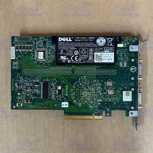 Dell/LSI – 2-portowa zewnętrzna SAS RAID 3G – PCIe x8 – PERC 6/E – 0FY374 - Zdjęcie 2 z 3