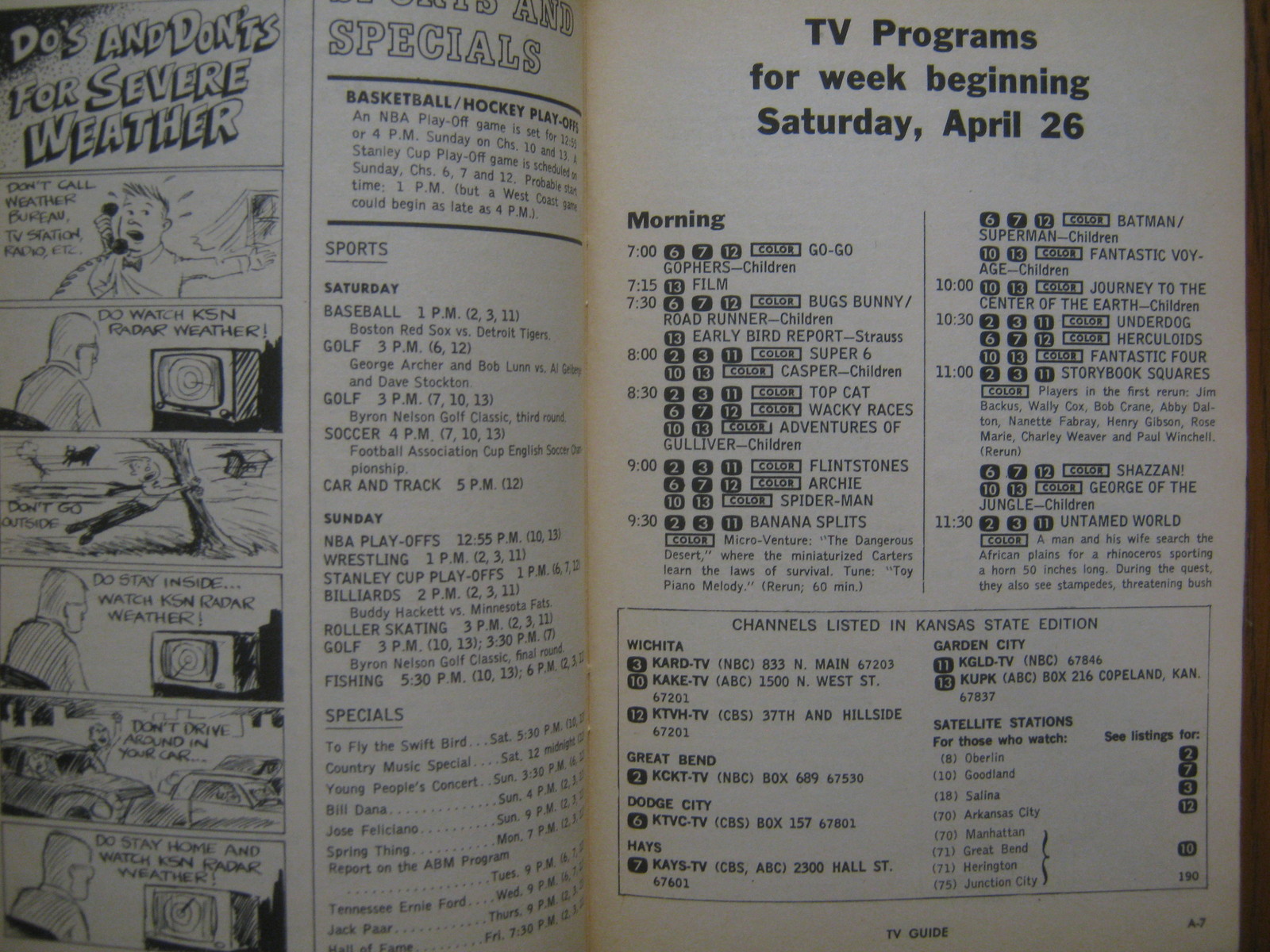 1969 TV Guide (ANGELO RUTHERFORD/GENTLE BEN/JAN DAVIS/PHILIP ABBOTT/THE ...